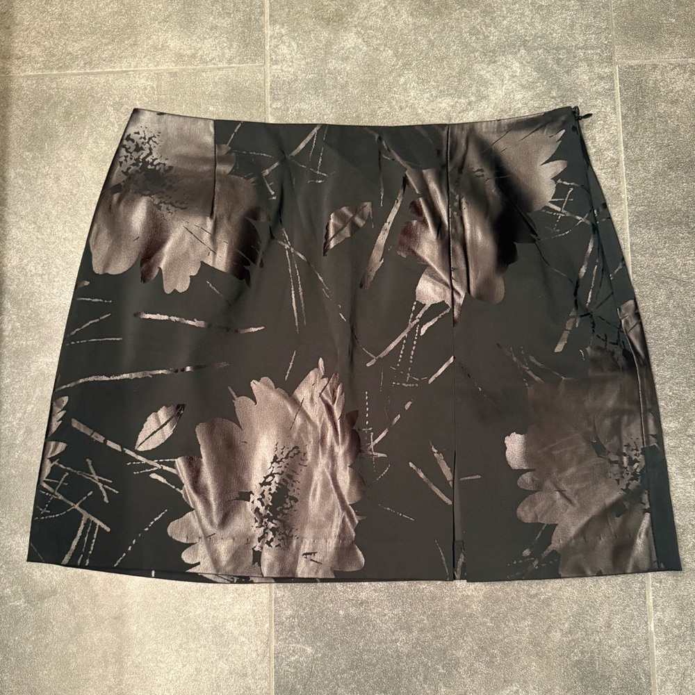 Floral mini skirt by Express